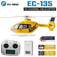 FlyWing EC135 ADAC RC Elicottero 10CH 6 Assi Giroscopio M10 GPS ACE CONTROLLO Volo