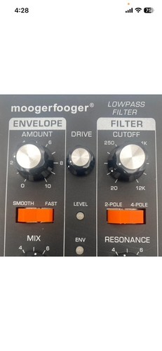 Filtro passa basso moog 101 - passa-basso, mf-101