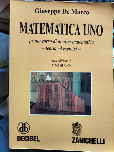Matematica uno primo - primo, corso
