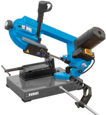 Sega segatrice troncatrice a nastro inverter metallo ferro portatile da banco