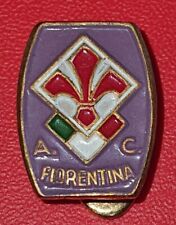 Distintivo calcio ⚽️FIORENTINA 🟣 spilla FEDER. ITALIANA pin piedino vernice 