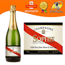 ETICHETTA BOTTIGLIA CHAMPAGNE