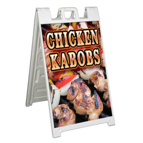 Insegna marciapiede pollo - insegna,