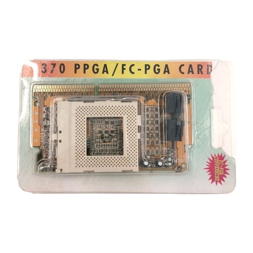 370 ppga pga card - 370, fc-pga