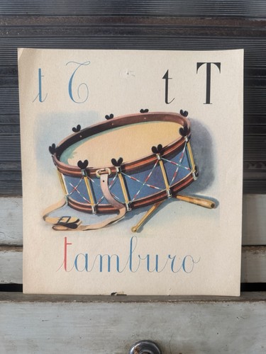 Tavola didattica vintage - tavola,
