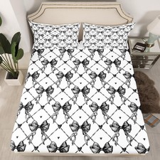 Bow Fitted Twin Size Girls Bow