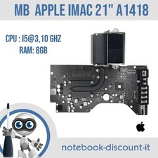 Scheda Madre APPLE 820-00431-A   Per iMac 21"  Late 2015  A1418 Cpu i5  Ram 8gb