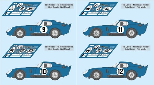 Decals shelby cobra daytona - shelby,