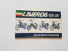 Laverda 125 LB manuale uso manutenzione libretto originale