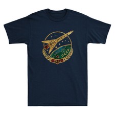 T-shirt maglietta uomo CCCP sovietica Vostok URSS modello vintage russo