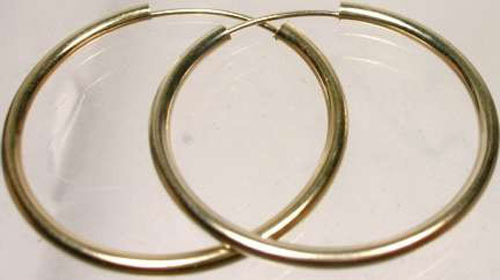 Orecchini cerchio infinito - orecchini, a