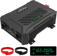 Inverter Pure Sinus 2000W/4000W Universale Doppia Tensione DC 12V/24V a AC 220V/