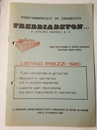 Listino prezzi prefabbricati - listino,
