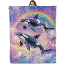 Cute Killer Whale Blanket
