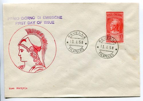 1958 lire 10 - -,