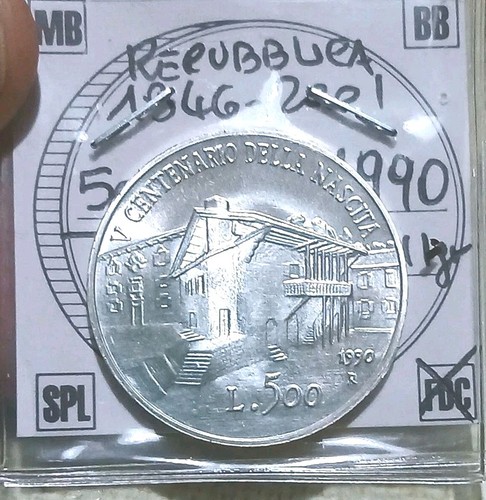 500 lire 1990 tiziano fdc - 500,