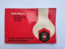 MANUALE OFFICINA GILERA 50 RS ENDURO 125 TG1 GR1 WORKSHOP MANUAL EN FR DE SERVIC