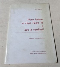 Nove lettere al papa Paolo VI