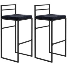 Set di 2 Sgabelli da Bar Alti
