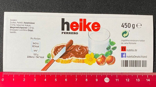 Nutella heike adesivo - heike, adesivo/adesivo