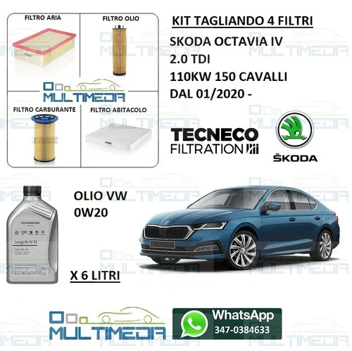 Kit tagliando filtri olio - filtri,