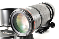 Canon EF 180mm f/3.5 L USM obiettivo macro con tappi filtro cappuccio quasi come nuovo dal GIAPPONE