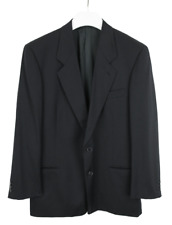 GIORGIO ARMANI Blazer Uomo (EU) 50 A Un Petto Con Rever In Lana Blu