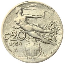 20 CENTESIMI 1919 - LIBERTÀ