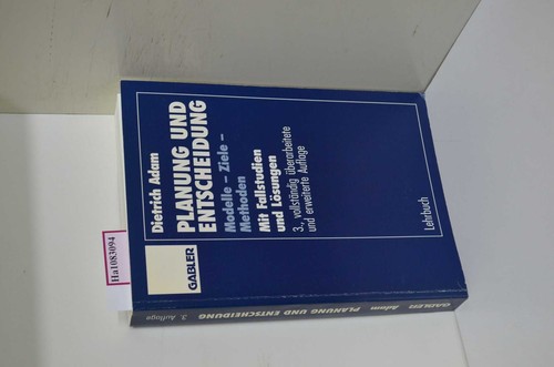 Planung und entscheidung - planung,