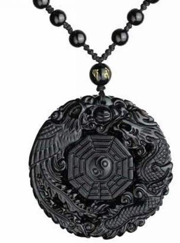 Collana cristallo ossidiana