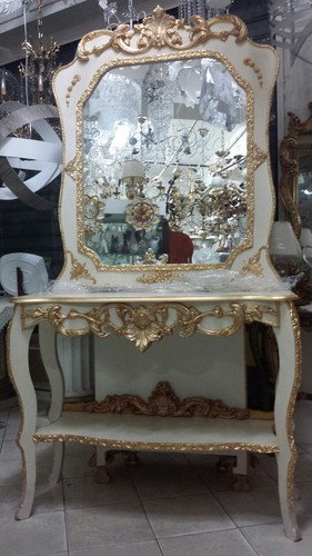 Consolle specchio legno - consolle, e