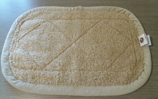 Tappeto Scendiletto Lana Merinos 47 x 68 cm, 65% pura lana vergine, 35% cammello