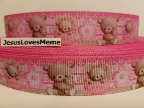 Nastro grosgrain orsacchiotti - nastro,