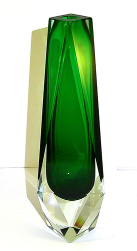 Vaso vetro sommerso murano - in,
