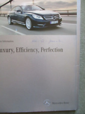 Mercedes Benz Classe CL W216 CL500 CL600 +DVD 9/2010 Cartella Stampa