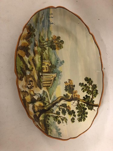 Piatto ovale ceramica fama - piatto,