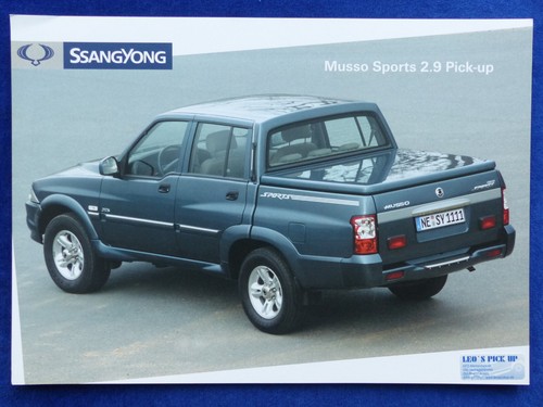 Ssangyong musso sports - ssangyong,