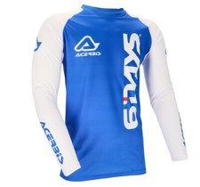 MAGLIA CROSS ENDURO ACERBIS MX LINEAR SIX 6 DAYS ITALIA 2025 BLU BIANCO TG M