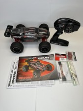 Monster Truck Traxxas E-Revo VXL Brushless 1/16 4WD ARTR - Riparazione Nero/Rosso