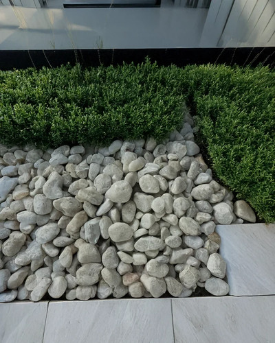 Ciottolo bianco carrara - ciottolo, di