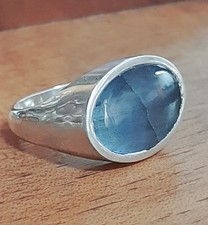 Anello Uomo  Argento 925  Labradorite  Chevalier Ring Sterling Man $
