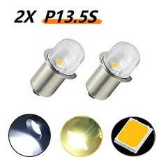 2pz Lampadina Torcia LED