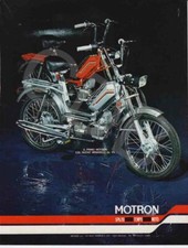 advertising Pubblicità brochure-MOTO MOTROM 50-1977-CICLOMOTORI ITALIANI EPOCA