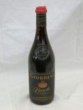 Barolo Giordano 1982 Annata Vino Rosso Bottiglia Enoteca Collezione