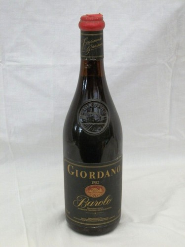 Barolo giordano 1982 - 1982, annata