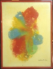 Bruno CONTENOTTE - 1974 Smalti acrilici su tela firmato - certificato gelleria