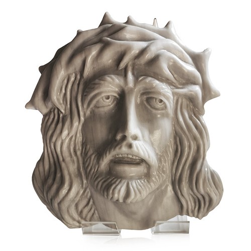 Bassorilievo volto gesù - bassorilievo,