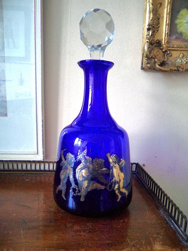 Antique dessert wine decanter - antique,