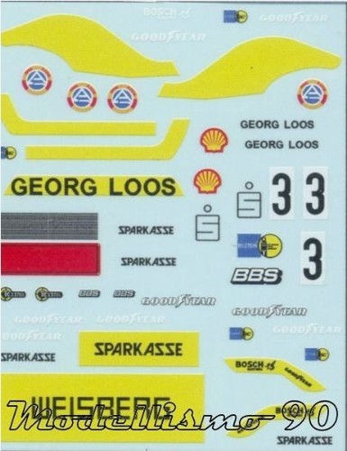 Decal porsche 935 - 1/43, #3