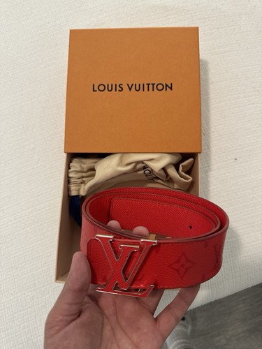 Cintura louis vuitton rossa - cintura,